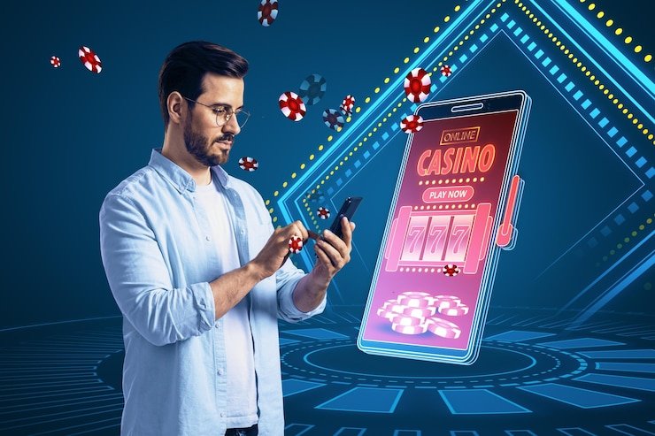 Live croupier spinning roulette wheel on airbet88 login broadcast